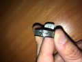 Стилен пръстен медицинска стомана с гушер, снимка 1 - Пръстени - 24698712