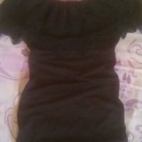 Дамска черна рокля РАЗПРОДАЖБА, снимка 3 - Рокли - 24814751