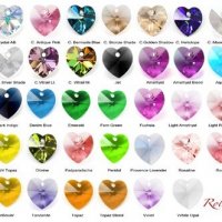 Гривна Сваровски "Heart'' 11мм. Crystals from SWAROVSKI® , снимка 7 - Гривни - 23350899