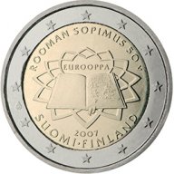 2 Евро монети (възпоменателни) емитирани 2007г (50 години от Подписването на Римският договор), снимка 6 - Нумизматика и бонистика - 16924227