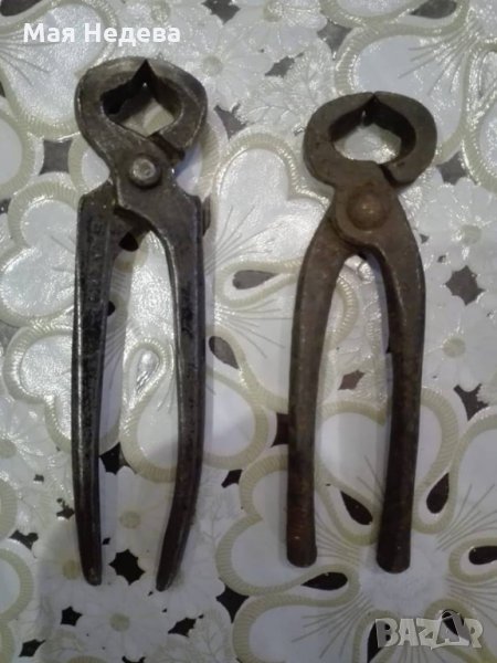 Стари клещи керпедени - 2 броя, снимка 1
