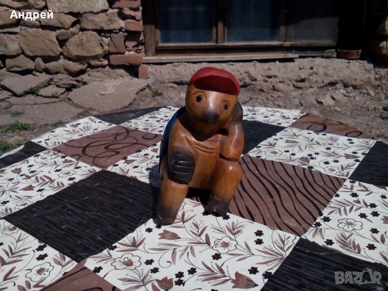 Стара дървена костенурка, снимка 1