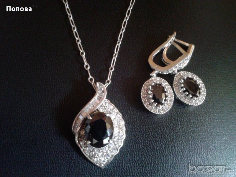 Нов луксозен  масивен сребърен комплект, снимка 1