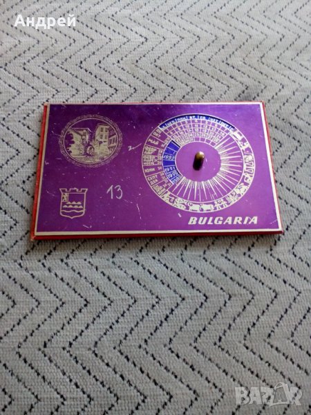 Стар сувенирен календар, снимка 1