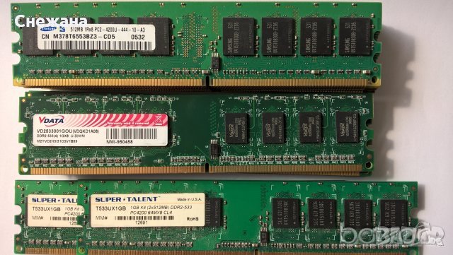 RAM памет DDR2 1GB@533MHz за настолен компютър/ PC /, снимка 1