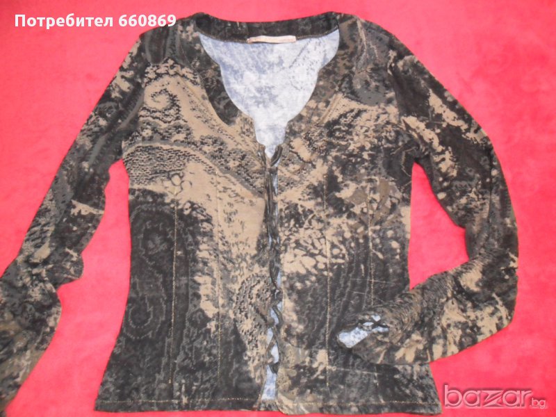 Намалена! Class Roberto Cavalli бутикова 100 % оригинална блуза, снимка 1