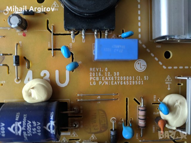 LG43UJ6307-ZA-LJ7 CHASIS-EAX 67209001/1.5/, снимка 6 - Части и Платки - 25341376