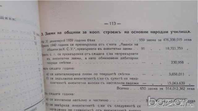 Банков отчет от царско време, снимка 6 - Антикварни и старинни предмети - 18114334
