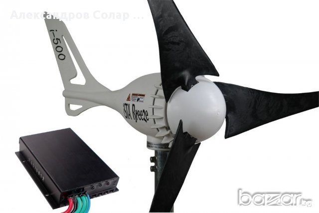 Вятърен генератор ISTA BREEZE i-500 24V + трифазен контролер, снимка 1 - Генератори - 12097829