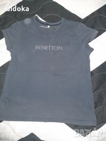 Тениска benetton , снимка 1 - Бебешки блузки - 25447360