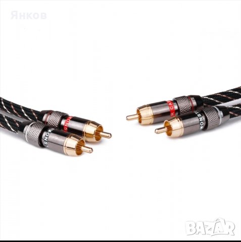 RCA Interconnect Аudio Cable - №4, снимка 2 - Други - 22525609