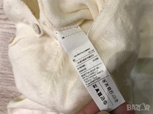 🐰🐰🐰 Benetton ново гащеризонче, снимка 2 - Бебешки гащеризони - 25122967