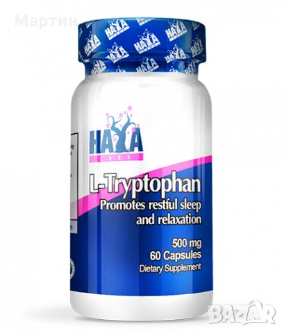 HAYA LABS L-Tryptophan 500mg / 60 Caps