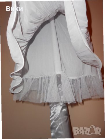 Бяла рокля Azara, снимка 5 - Рокли - 22643590