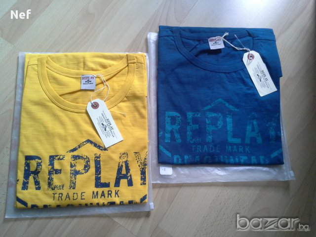 Нова тениска Replay Beachwear T Shirt, оригинал, снимка 3 - Тениски - 15264207