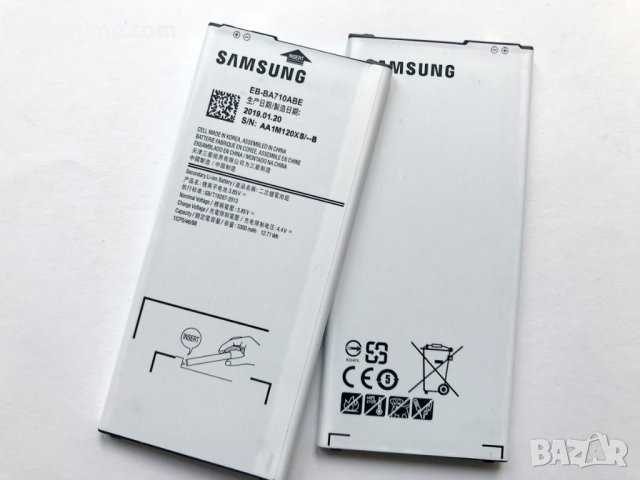 Батерия за Samsung Galaxy A7 A710 EB-BA710ABE, снимка 1 - Оригинални батерии - 26027706