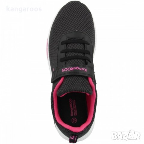 Детски обувки KangaROOS KADEE KNIT EV JET BLACK/DAISY PINK, снимка 4 - Детски маратонки - 22526041