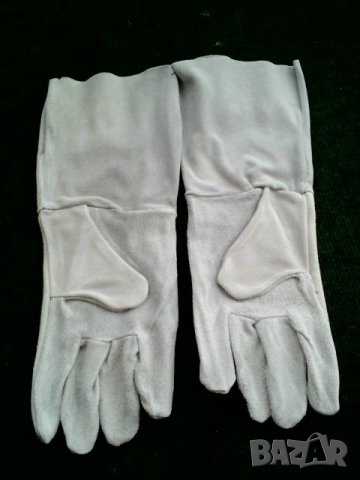 Работни ръкавици заварчици естествена кожа, снимка 5 - Шапки - 25196489