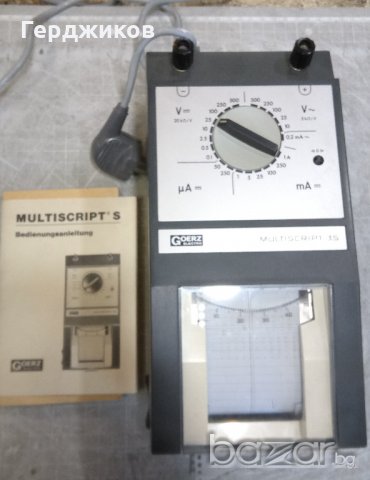 Продавам записващ GOERZ MULTISCRIPT 3S, снимка 1 - Други инструменти - 19482179
