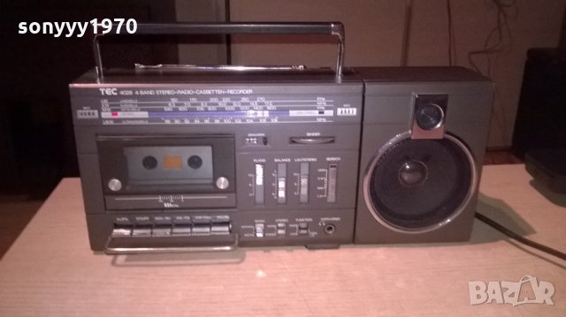 tec 4028 cassete radio recorder-внос швеицария, снимка 2 - Ресийвъри, усилватели, смесителни пултове - 22888622