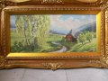 гоблен Пролет над Визенбаха,картина,пано, снимка 1 - Гоблени - 17020954