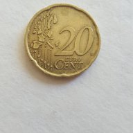 20 Евроцента От 2002г. / 2002 20 Euro Cent KM# 214 Schön# 232, снимка 1 - Нумизматика и бонистика - 15890469