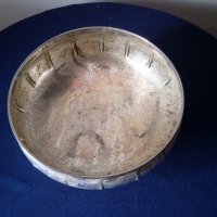 посребрена метална купа, снимка 2 - Антикварни и старинни предмети - 20761924