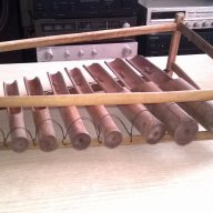 Ретро музикален инструмент-бамбуков-45х38х18см-внос швеицария, снимка 12 - Антикварни и старинни предмети - 17082626