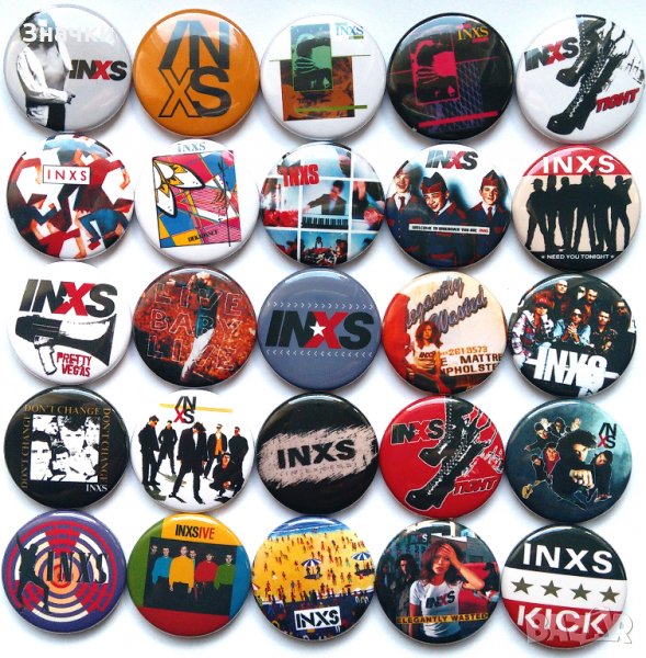 Значки на INXS, снимка 1