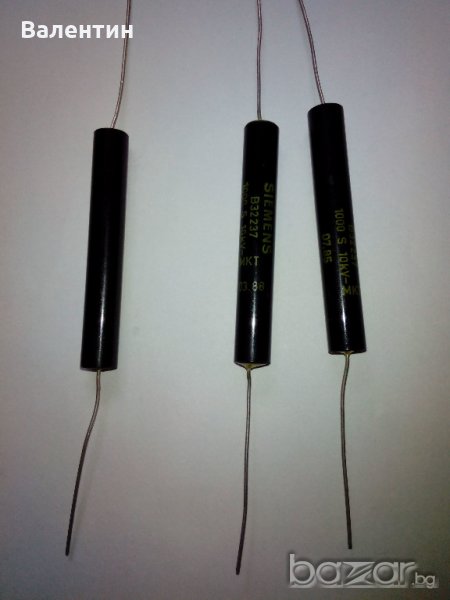 Високоволтови кондензатори 1 nF / 10 000 V (10 kV), SIEMENS, снимка 1