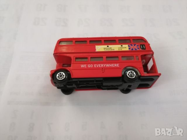 Количка - двуетажен английски автобус. , снимка 1