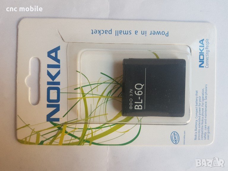Батерия Nokia BL-6Q - Nokia 6700, снимка 1