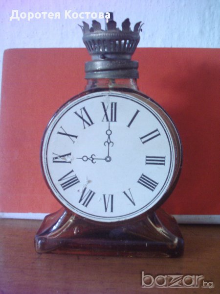 Стара газова лампа часовник, снимка 1