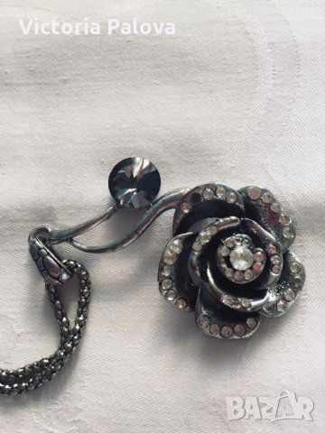 Колие роза, снимка 5 - Колиета, медальони, синджири - 23844993