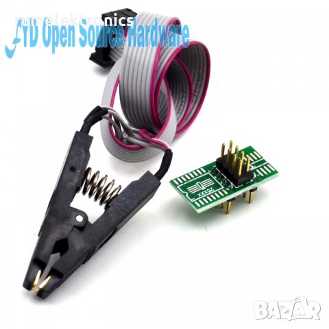 Щипка адаптер за програматор SOIC8 SOP8