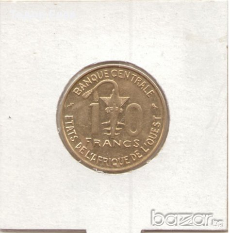 Western Africa(BCEAO)-10 Francs-1966-KM# 1a, снимка 4 - Нумизматика и бонистика - 17551518