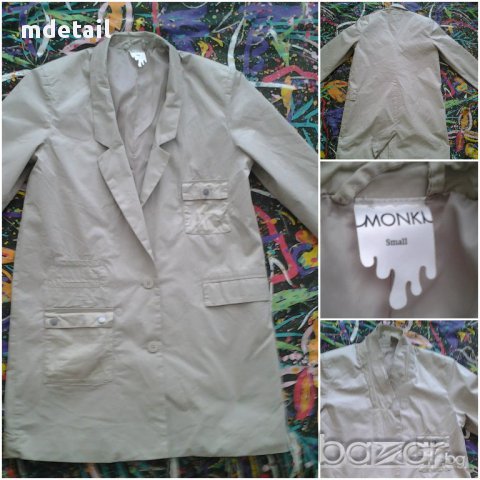 MONKI - дълго сако/блейзър/тренч, снимка 3 - Сака - 11790727