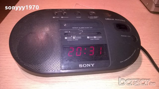 Sony-радио часовник-внос швеицария, снимка 4 - Ресийвъри, усилватели, смесителни пултове - 16021973