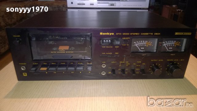 sankyo std-2000 stereo cassette deck-made in japan-внос швеицария, снимка 7 - Ресийвъри, усилватели, смесителни пултове - 9138962