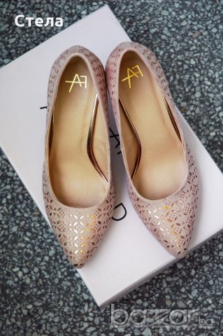ANNA FIELD Дамски обувки, официални, нови, с кутия, беж, снимка 11 - Дамски обувки на ток - 18795826