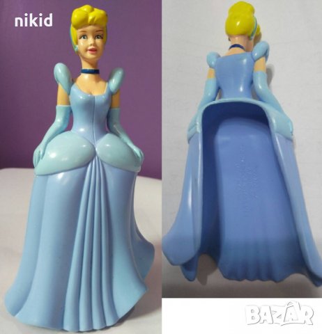 Мека гумена куха Cinderella Пепеляшка голяма  фигурка топер за игра и украса торта