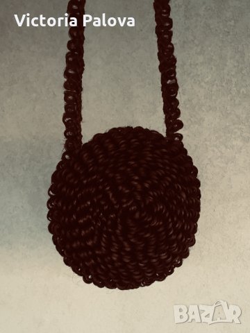 Модерна кръгла чанта за рамо, снимка 3 - Чанти - 25402139