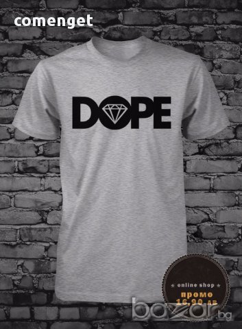 НОВО! Хитова мъжка тениска DOPE DIAMOND със SWAG дизайн! Създай модел с твоя снимка!, снимка 1 - Тениски - 13692820