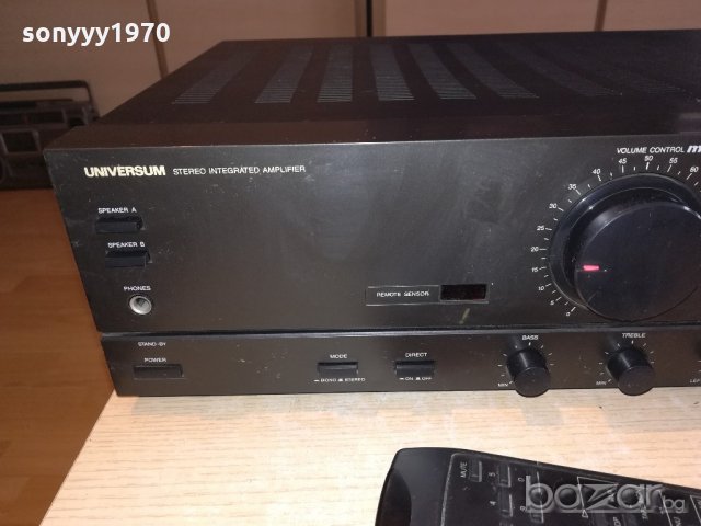universum v4315 amplifier+remote-внос швеицария, снимка 6 - Ресийвъри, усилватели, смесителни пултове - 21305397
