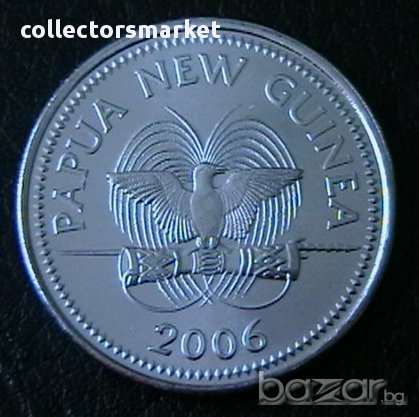 10 тоеа 2006, Папуа Нова Гвинея, снимка 2 - Нумизматика и бонистика - 16599695