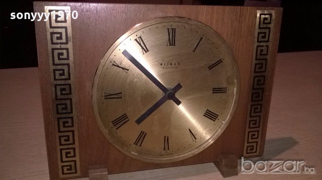 немски ретро часовник-25х19см-внос швеицария, снимка 7 - Колекции - 19967966