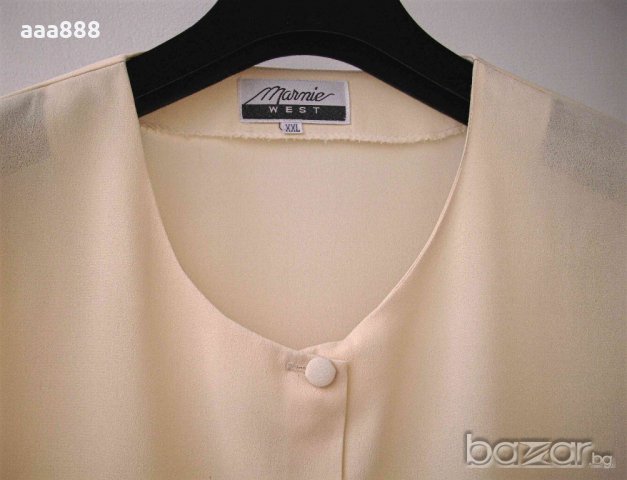 Дамска блуза Marnie West къс ръкав риза, снимка 2 - Ризи - 20376164