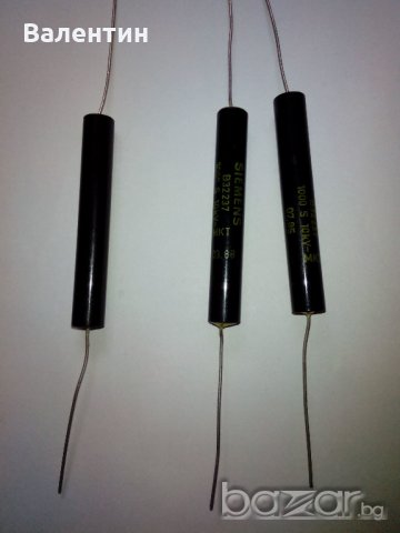 Високоволтови кондензатори 1 nF / 10 000 V (10 kV), SIEMENS, снимка 1 - Друга електроника - 20789071