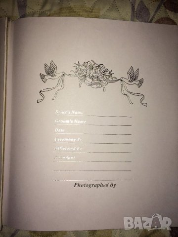 Сватбен фото албум - НОВ, снимка 4 - Други стоки за дома - 22986777