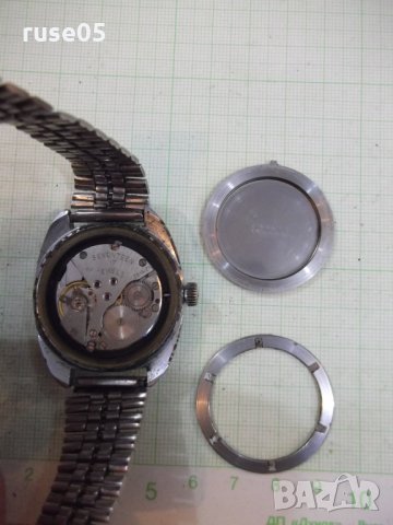 Часовник "POLJOT" с датник мъжки съветски работещ - 2, снимка 4 - Мъжки - 24229156